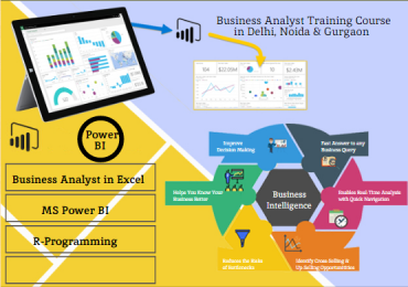 Business Analytics Institute in Delhi, SLA Institute, Excel, VBA, SQL, Tableau, Power BI, R & Python Classes with 100% Job,